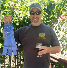 Jack interviewed for an article about the Alameda County Fair homebrew competition in 2018